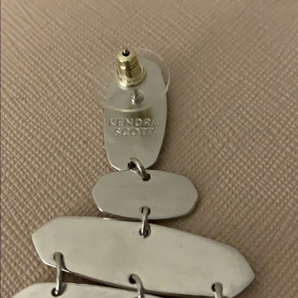 Kendra Scott Nicola Silver Statement Earrings 🤩‼️ - Picture 6 of 8